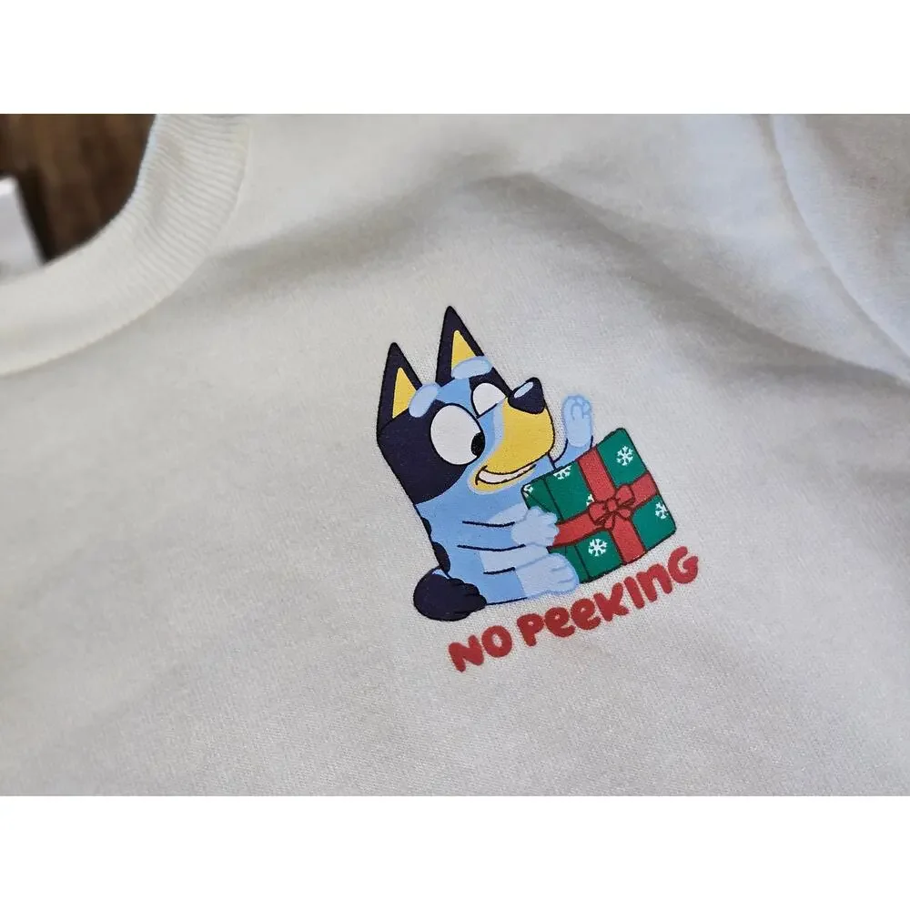 Toddler Bluey Christmas Sweatshirt NWT Size 3T